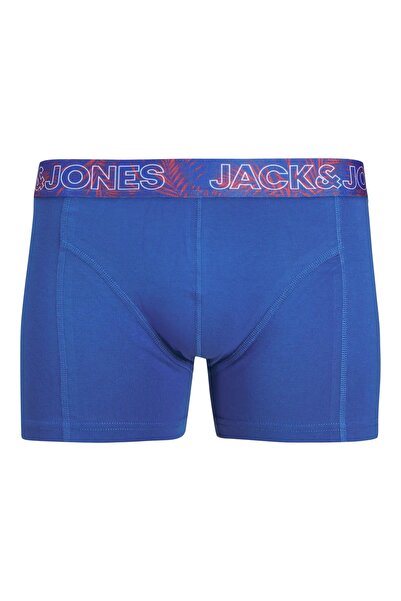 Jack & Jones J&J Jaccanvey Men's 3 Pack Color Logo Light Blue Navy Blue Blue Boxer Pack