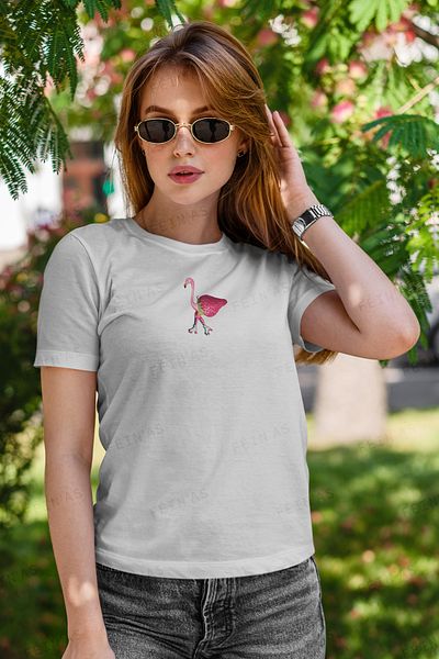 feinas Γυναικείο Tshirt - Flamingo