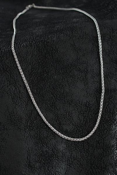 Clariss 316L Steel Mesh Chain Model Silver Color Men's Necklace