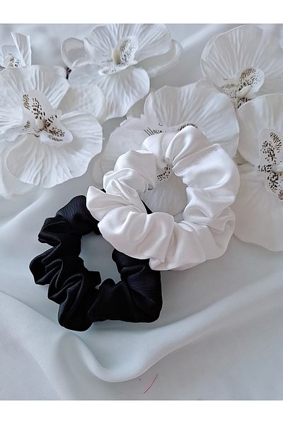 İPAR AKSESUAR 2-Pack Satin Fabric Rubber Buckle