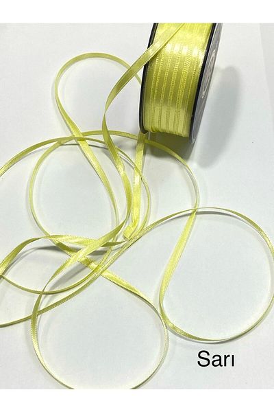 karantuhafiye Satin Ribbon / 5 mm / 1 Ball (90-100 Meters)