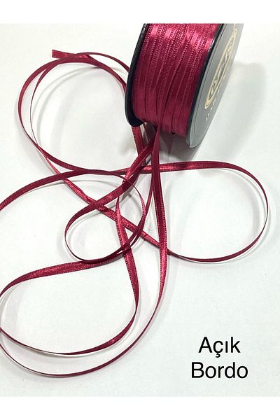 karantuhafiye Satin Ribbon / 5 mm / 1 Ball (90-100 Meters)
