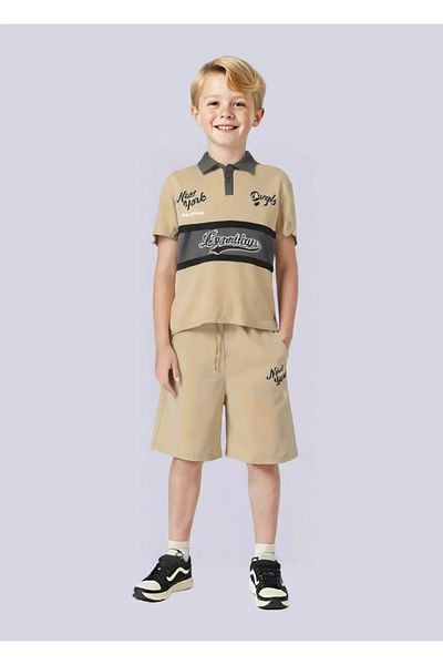 ALANAQA Boys' oversized unisex shorts set, ages 6-16 years