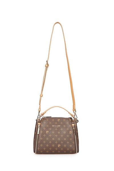Pierre Cardin Monogram Brown Women's Handbag 05Pc25Y10320-Mn