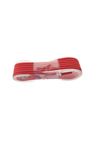 OEM USB 2.0 to USB type C cable, textile sheath, 120cm, red