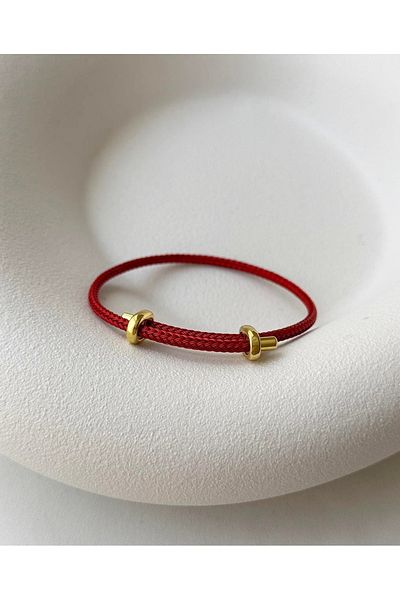 mos&more Red Trend Women'S/Men's Unisex Bracelet