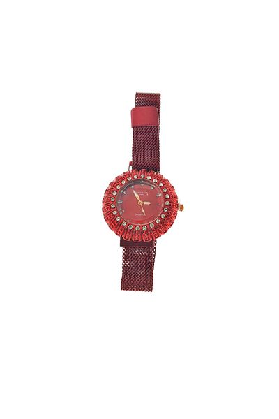 OEM Francesca di Geneva F03-209 watch, analog display with crystals, 35 x 8mm case, magnetic strap