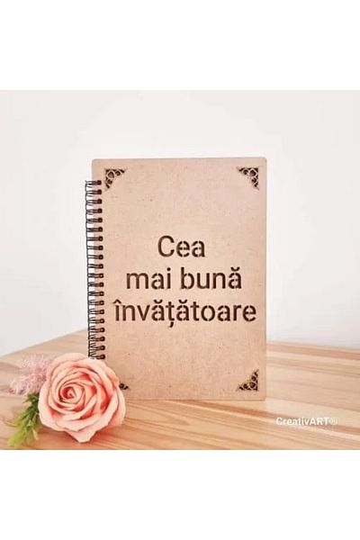 CreativArt Agenda lemn – cea mai buna invatatoare