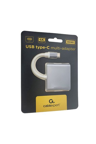 OEM Adaptor 3 in 1, Cablexpert 11205, USB 3.1 tip C tata la port HDMI mama, USB 3.0 mama