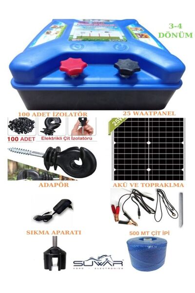 SUWAR Sensörlü ELEKTRİKLİ ÇİT MAKİNASI – DOMUZ, İNEK, KOYUN, KEÇİ ve YABANİ H...