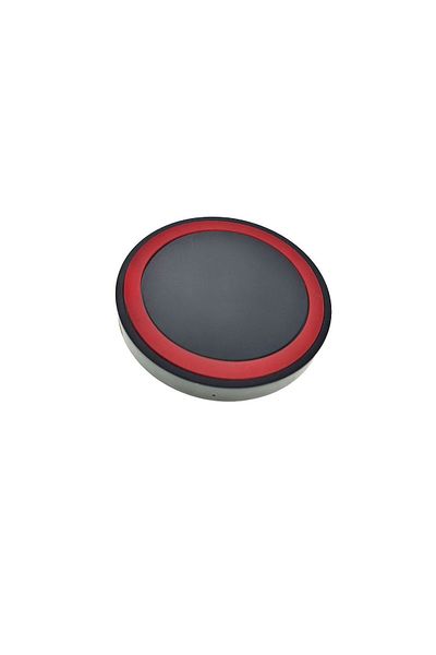 OEM Qi Wireless Charger, 70x10mm, 5V 1 A, black with red