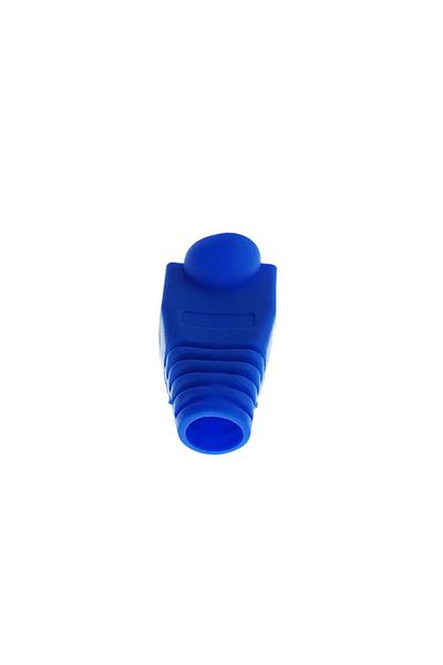 OEM UTP plug protection sleeve, blue, set of 100 pieces