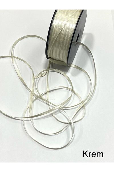 karantuhafiye Satin Ribbon / 5 mm / 1 Ball (90-100 Meters)