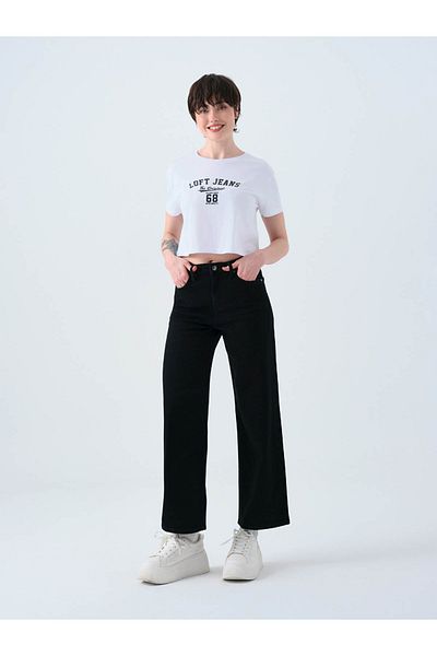 Loft Bella Regular Fit Black Women's Jean Pants Lf2038986