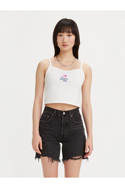 Levi's Graphic 90S Women White Tank 34408-0019