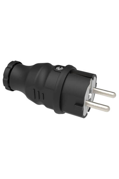 NisaLuce 1x16a Kauçuk Topraklı Erkek Fiş ( Monofaze ) 220v