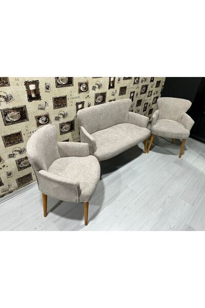 VENQM bukle çay seti koltuk takımı balkon ofis mutfak