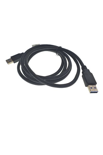 Lanberg USB 3.0 male to USB 3.0 male cable, Lanberg 42776, length 180 cm, black