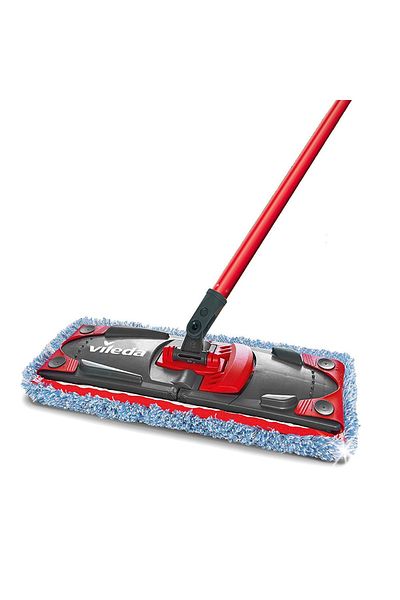 Vileda Vileda UltraMax 13979 flat mop, microfiber and cotton, with telescopic rotating handle
