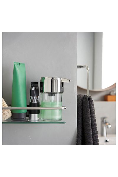 IKEA KALKGRUND Shower shelf, chrome-plated, 24 x 6 cm