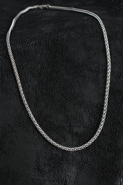 norsary 316L Steel Frequently Knitted Chain Model Silver Color Men's Necklace
