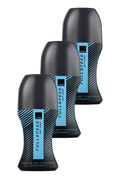 AVON Full Speed Sky Jump Erkek Roll-On 50ml Üçlü Paket