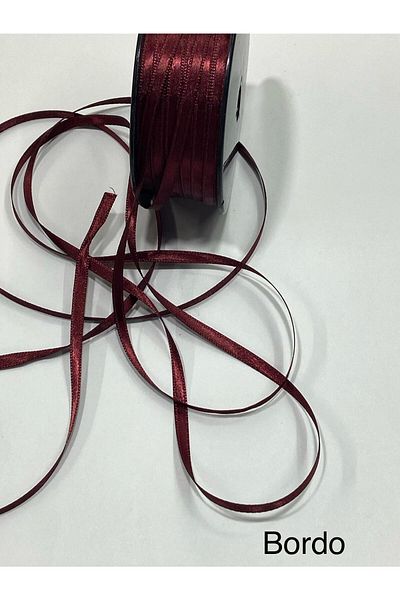 karantuhafiye Satin Ribbon / 5 mm / 1 Ball (90-100 Meters)