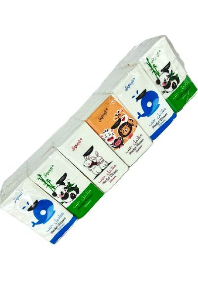 RAHALIFE HOME SOLUTION Mini Tissue Pack – 18 Compact Packs (20 x 20 cm), Soft & Portable Tissues for Travel & Daily Use
