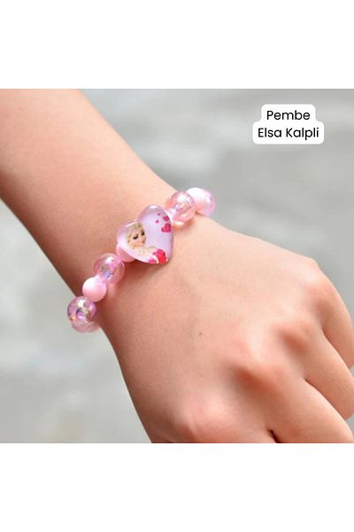 darko Heart Bracelet Bead Pearl Snow Queen Elsa Arendelle Country Frozen Girl Gift