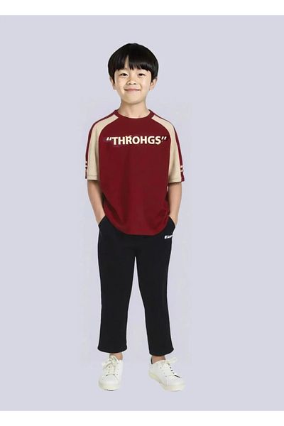ALANAQA Boys' oversized unisex set, ages 6-16 years