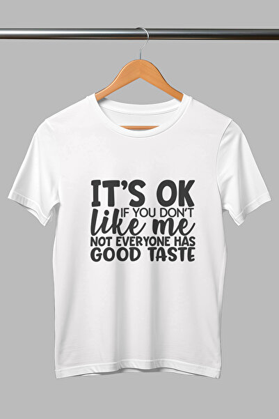 giftkonsept لا关系如果你不喜欢我، تي شيرت أبيض اللون مطبوع عليه طعم جيد، مقاس عادي، 10...