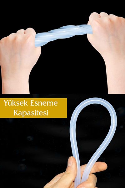 woodretro 8 mm Diameter Transparent Flexible Hose Treatment Outlet - Aquarium - General Purpose 5 Meters