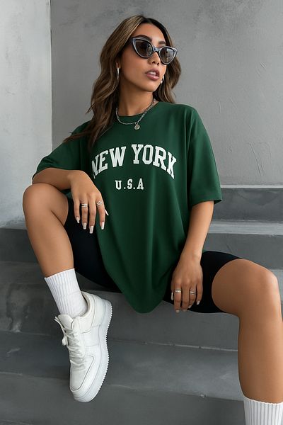 BENROMA 1 tricou este un cadou pentru achiziții de 6 și mai sus în coș - Tricou imprimat supradimensionat
