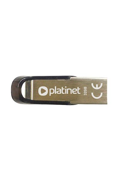 Platinet USB Memory, Pendrive, 32 GB, S-Depo, USB 2.0, Waterproof, Silver