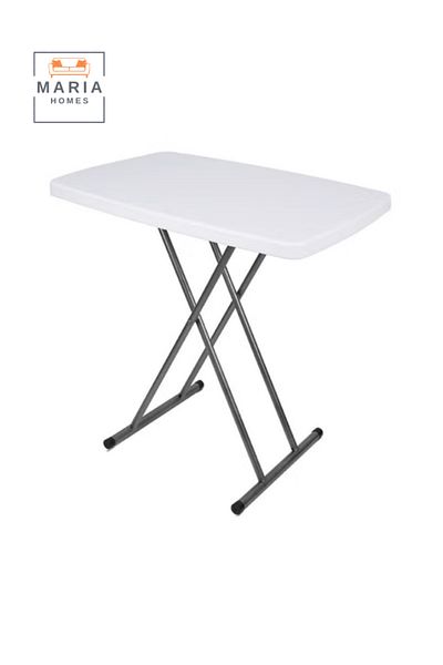 MARIA HOMES Foldable Plastic Table – Lightweight & Space-Saving Design 76x74x50cm
