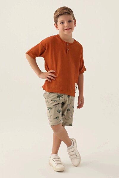 ROLY POLY Boy's bermuda set - amber