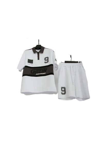 ALANAQA Boys' oversized unisex shorts set, ages 6-16 years