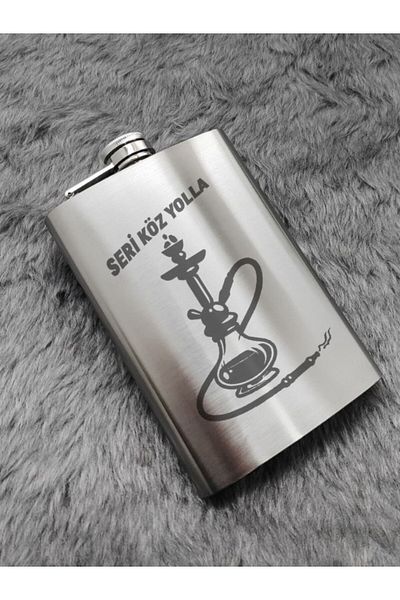 Deco Elit Series Fire Yolla Themed 9 oz Stainless Steel Pocket Flask 266 ml Drink Pocket Flask