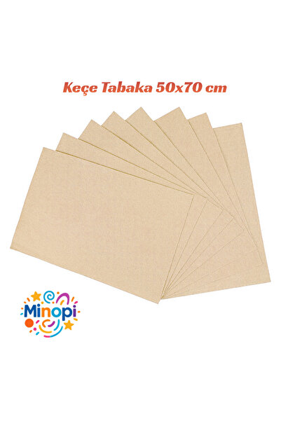 Minopi Skin Color Felt Sheet 10 Pack 50X70 cm - 1.5 mm Thickness