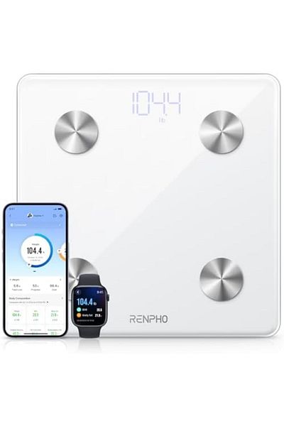 RENPHO Smart Scale, Body Fat Scale, Digital Bathroom Scale for Body Weight, Body Composition Analysi
