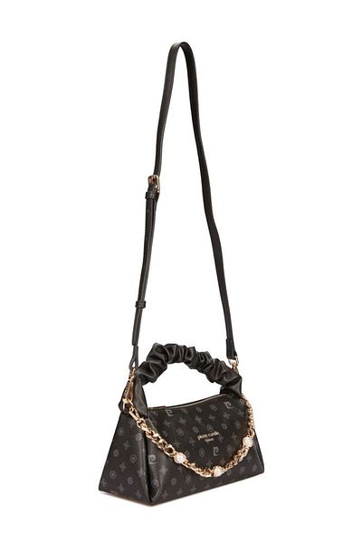 Pierre Cardin Monogram Black Women's Handbag 05Pc25Y10323-Mn