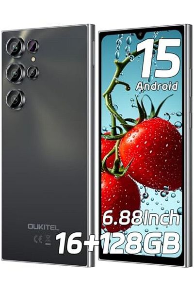 oukitel C61 Unlocked Cell Phone - Android 15, 6.88" Display Smartphone, 16GB+128GB/1TB, 5150mAh Batt