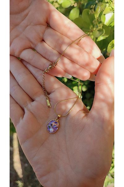 To Be Reborn Steel Enamel Necklace New Season Trend Models