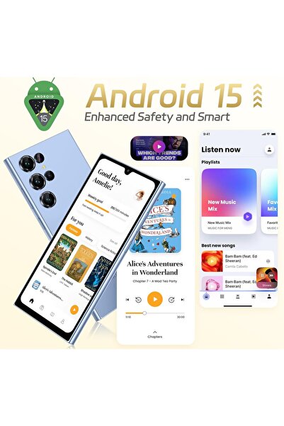 oukitel هاتف C61 مفتوح - أندرويد 15، شاشة 6.88 بوصة، ذاكرة 16 جيجابايت + 128 جيجابايت/1 تيرابايت، بطارية 5150 مللي أمبير/ساعة