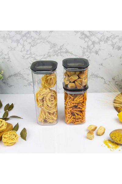 Mena Rise Şirinshop 3-Piece Square Food Container Set 1108107