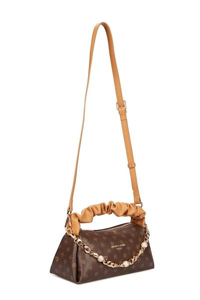Pierre Cardin Monogram Brown Women's Handbag 05Pc25Y10323-Mn