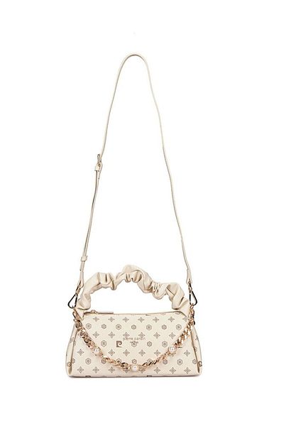 Pierre Cardin Monogram Beige Women's Handbag 05Pc25Y10323-Mn