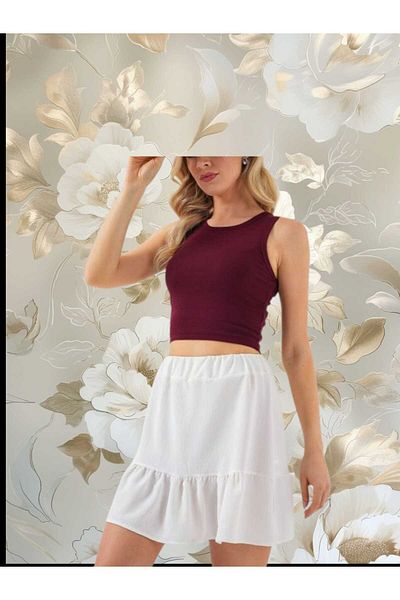 Freeista White Ayrobin Mini Skirt 25073401