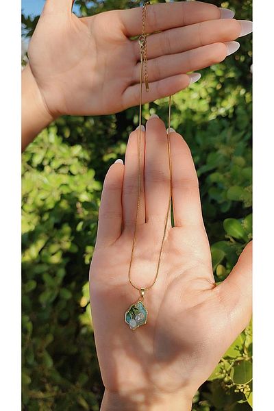 To Be Reborn Steel Enamel Necklace New Season Trend Models