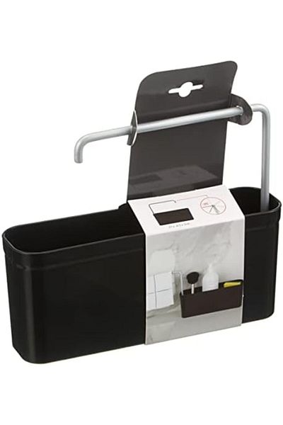 Mena Rise Şirinshop M-E78-06 Detergent/Sponge Holder Box, Black 1108107
